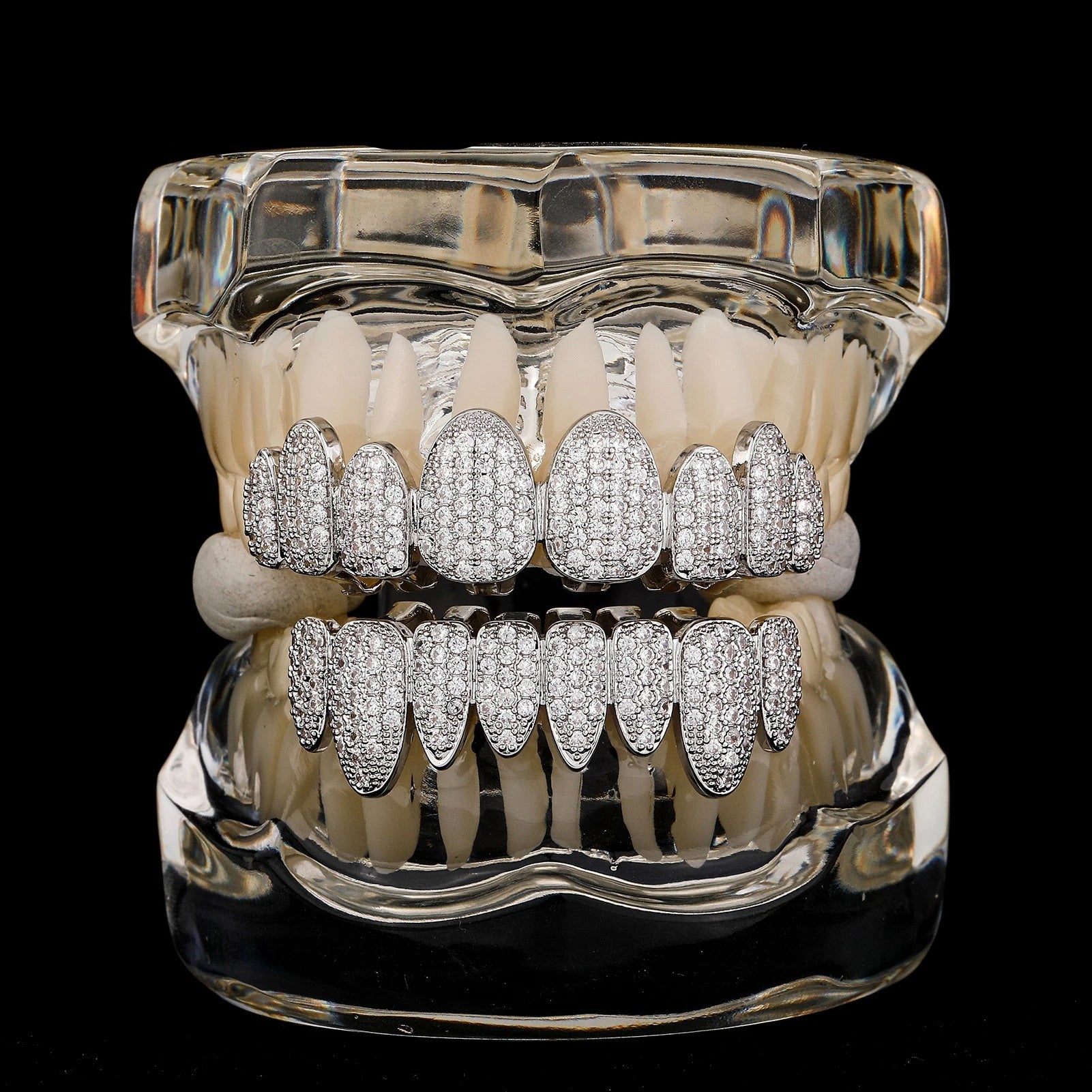 Premade Teeth Grillz Set - Top & Bottom