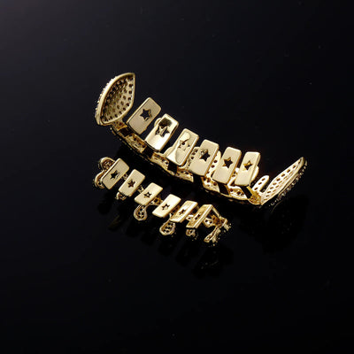 Frostbite Flex Iced Out CZ Brass Grillz Set