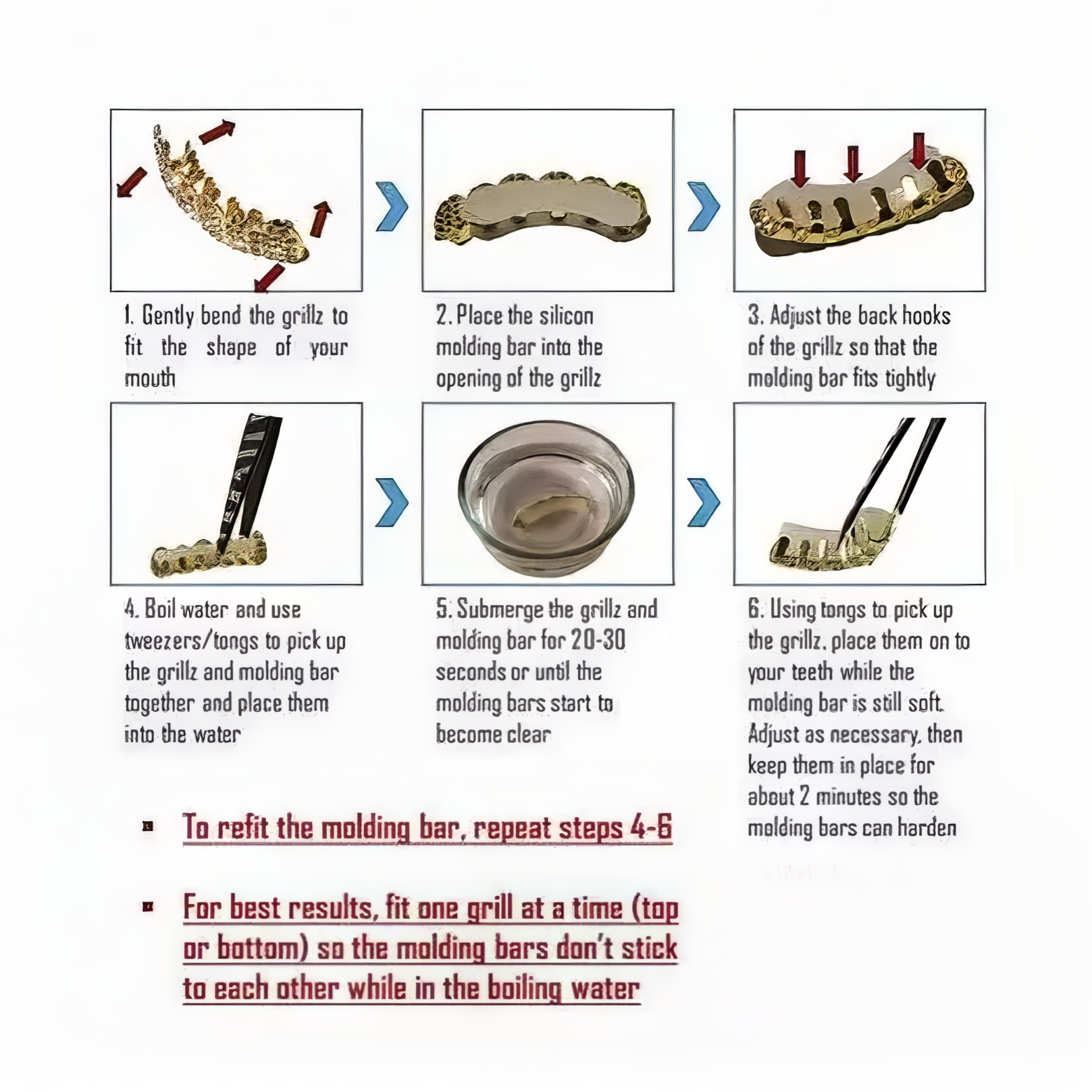 Gold-Plated Wave Single Tooth Grill