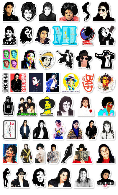 Michael Jackson PVC Waterproof Sticker Decals