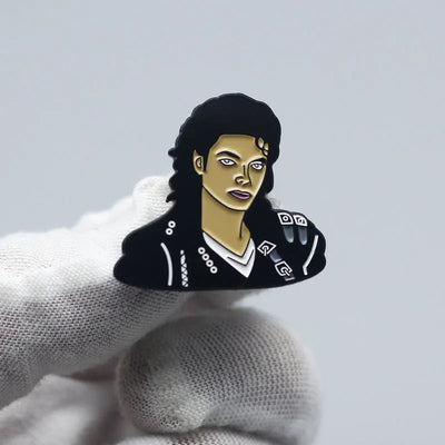 Michael Jackson Metal Brooch Enamel Pin