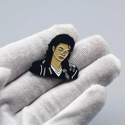 Michael Jackson Metal Brooch Enamel Pin