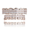 AAA Cubic Zircon Top & Bottom Grillz Set