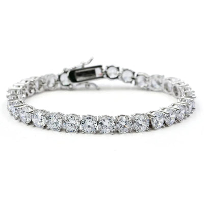 AAA+ Cubic Zirconia 6mm Tennis Bracelet