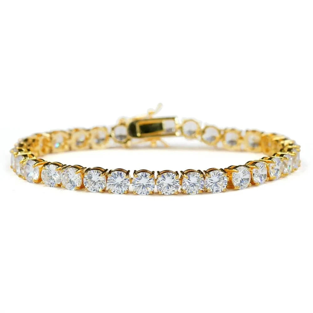 AAA+ Cubic Zirconia 6mm Tennis Bracelet