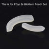 2 Pcs Reusable Silicone Grills Molding Fixing Bars: Top & Bottom Fitting Mold