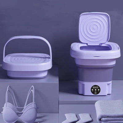 Compact 8L Foldable Washing Machine - Your Portable Laundry Solution