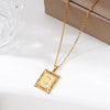 Elegant Gold Initial Pendant