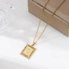 Elegant Gold Initial Pendant