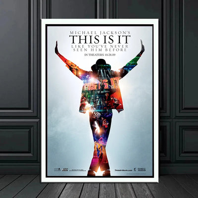 Michael Jackson Movie Print Art Canvas Posters"