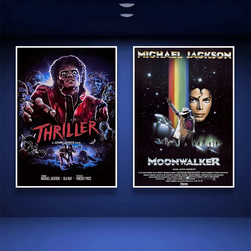 Michael Jackson Movie Print Art Canvas Posters"