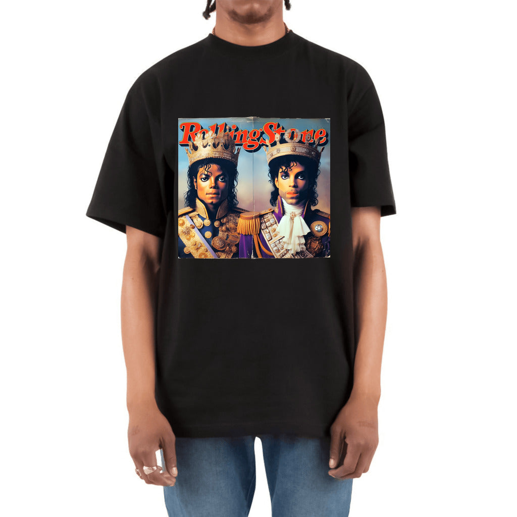 Michael & Prince Rolling Stones - Heavyweight T-Shirt