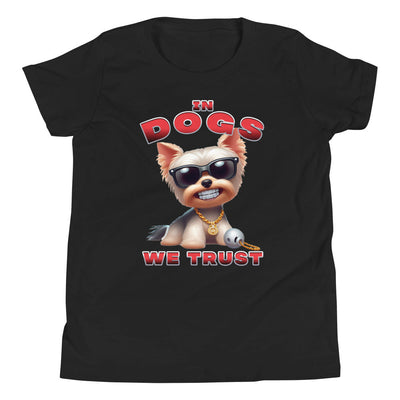 "In Dogs We Trust" T-shirt - Yorkshire Terrier - Kids