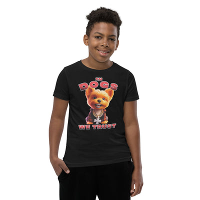 "In Dogs We Trust" T-shirt - Yorkshire Terrier - Kids