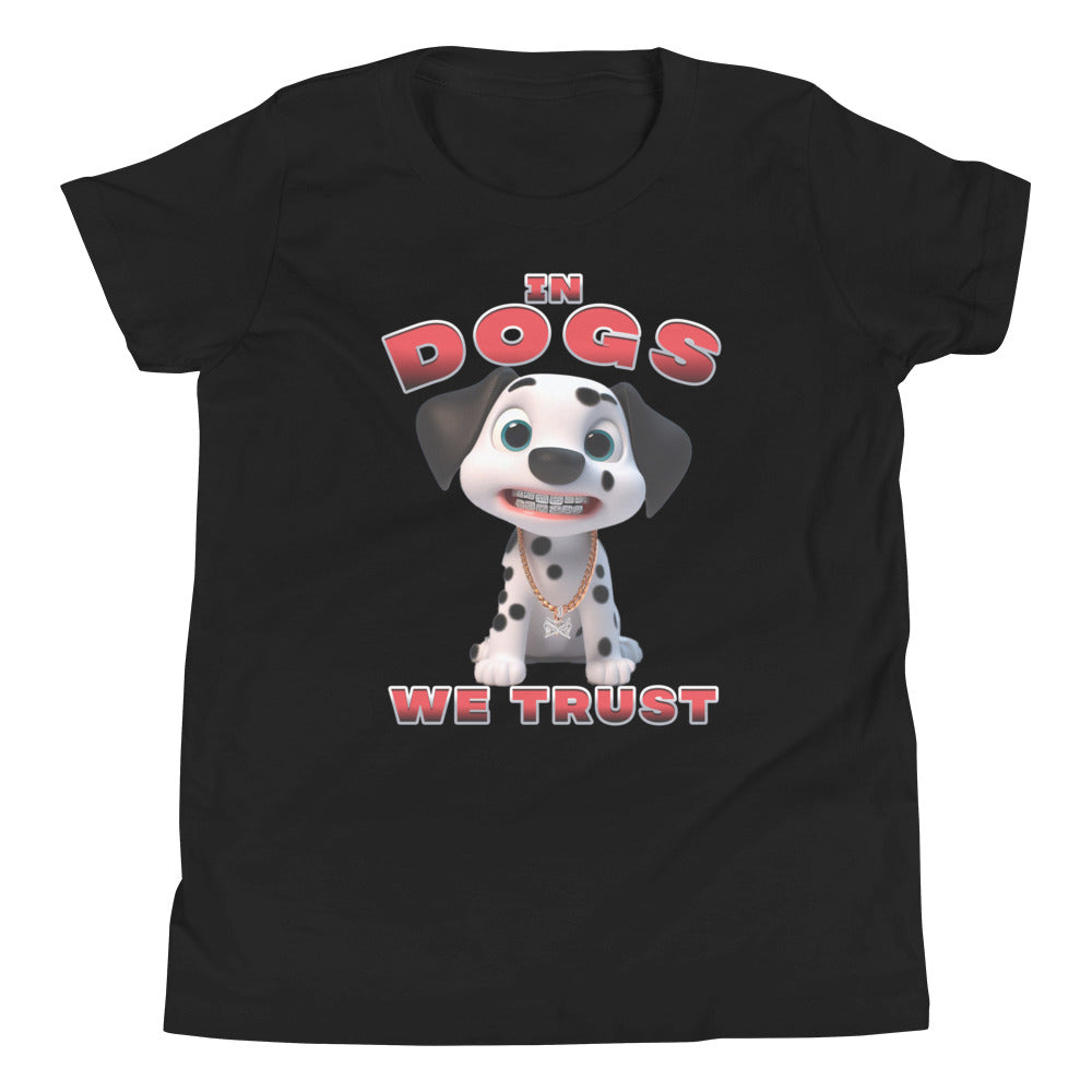"In Dogs We Trust" T-shirt - Dalmation - Kids