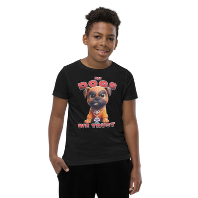 "In Dogs We Trust" T-shirt - Boxer - Kids