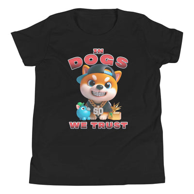 "In Dogs We Trust" T-shirt - Shiba Inu - Kids