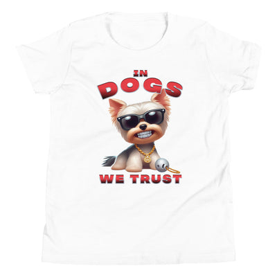 "In Dogs We Trust" T-shirt - Yorkshire Terrier - Kids