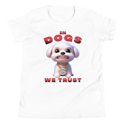 "In Dogs We Trust" T-shirt - Maltese - Kids