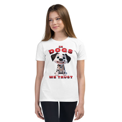 "In Dogs We Trust" T-shirt - Dalmation - Kids